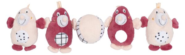 Kolotoč nad postýlku Baby Mix Krtečci růžový
