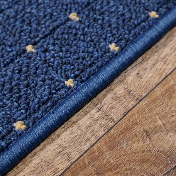 Condor Carpets, Kusový koberec Udinese modrý, 50x80, modrá, chodba / předsíň