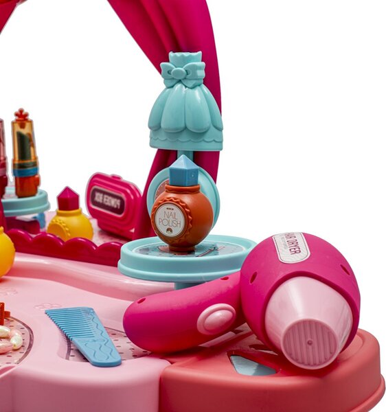 Dětský toaletní stolek s hudbou a židličkou BABY MIX