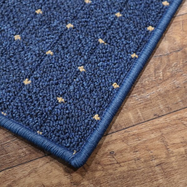 Condor Carpets, Kusový koberec Udinese modrý, 50x80, modrá, chodba / předsíň