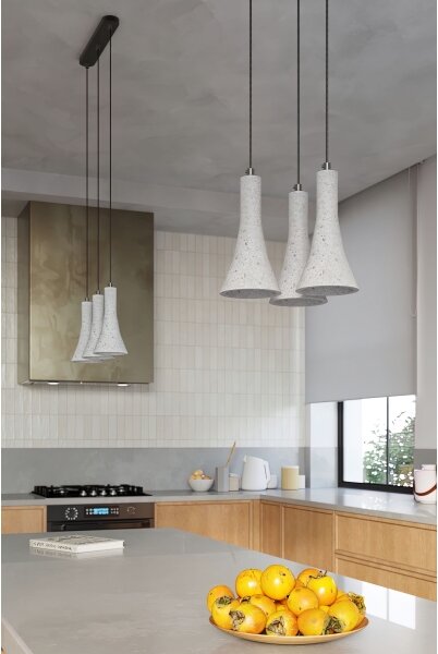 Sollux SL.1223 - Lustr na lanku REA 1xE14/12W/230V beton