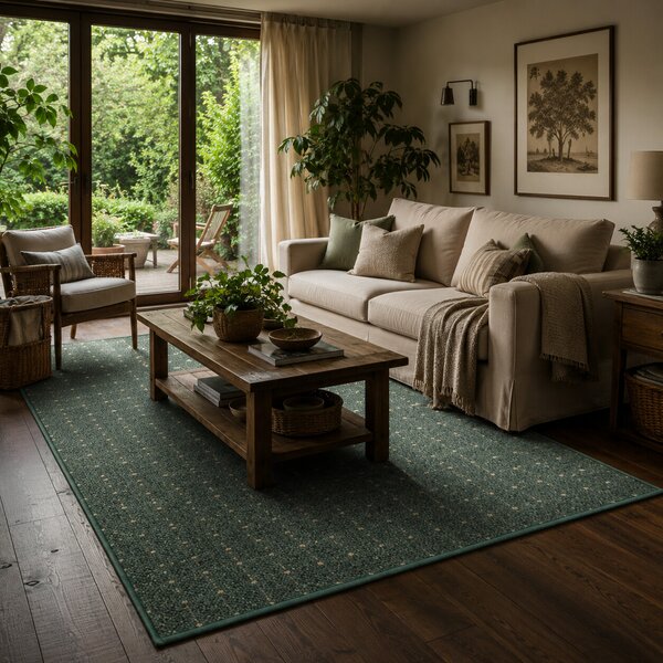 Condor Carpets, Kusový koberec Udinese zelený, 57x120, zelená, chodba / předsíň