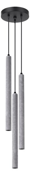 Sollux SL.1273 - Lustr na lanku PASTELO 3xG9/8W/230V beton