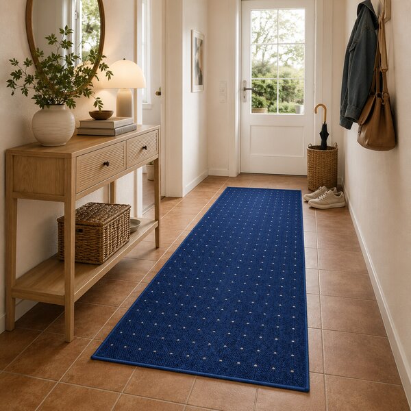 Condor Carpets, Běhoun na míru Udinese modrý, šíře 40 cm, modrá, chodba / předsíň