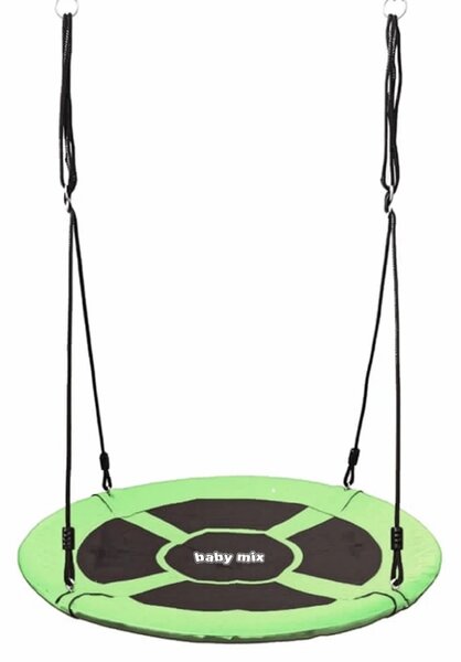 Houpací kruh čapí hnízdo 100 cm Baby Mix zelený