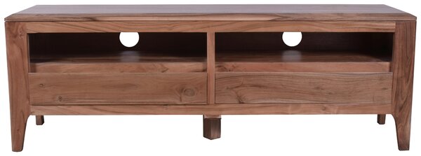 KOMODA POD TELEVIZI, akácie, přírodní barvy, 145/50/40 cm Landscape - Komody z masivu