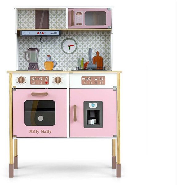 Dětská dřevěná kuchyňka Milly Mally Bjorn Pink