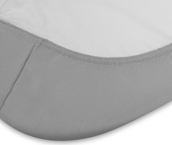 Prostěradlo Jersey do kočárku New Baby šedé 35x75cm