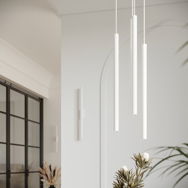 Sollux SL.1175 - Lustr na lanku PASTELO 5xG9/8W/230V bílá