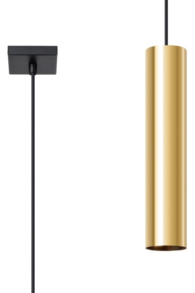 Sollux SL.1200 - Lustr na lanku LAGOS 1xGU10/10W/230V zlatá