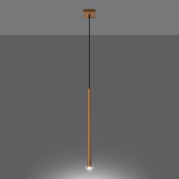 Sollux SL.1170 - Lustr na lanku PASTELO 1xG9/8W/230V zlatá