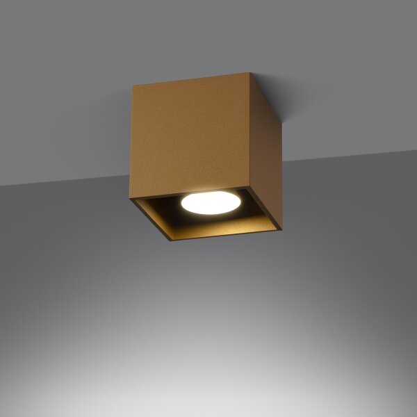 Sollux Sl.1182 - Bodové svítidlo QUAD 1xGU10/10W/230V zlatá