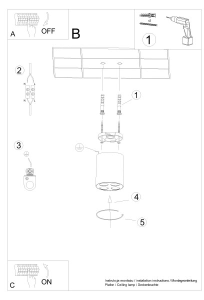Sollux SL.1209 - LED Bodové svítidlo ZOE LED/9W/230V bílá