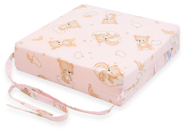 Podsedák pro děti New Baby BASIC bear pink