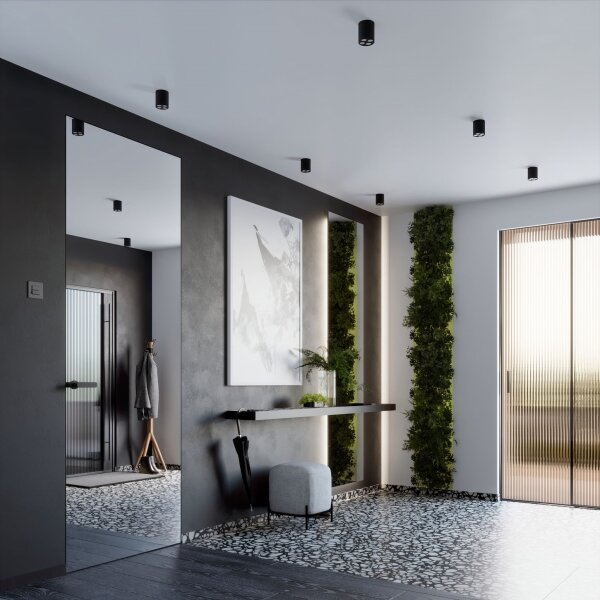 Sollux SL.1210 - LED Bodové svítidlo ZOE LED/9W/230V černá