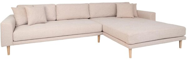 Nordic Living Rohová pohovka Limo 290 cm, pravá