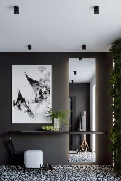 Sollux SL.1210 - LED Bodové svítidlo ZOE LED/9W/230V černá
