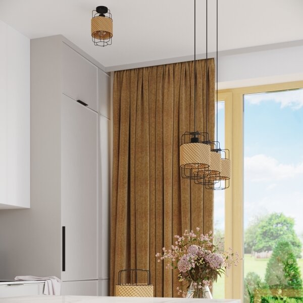 Sollux SL.1299 - Stropní svítidlo GIZUR 1xE27/15W/230V