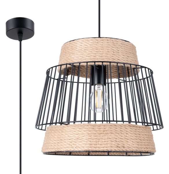 Sollux SL.1253 - Lustr na lanku BRILO 1xE27/15W/230V