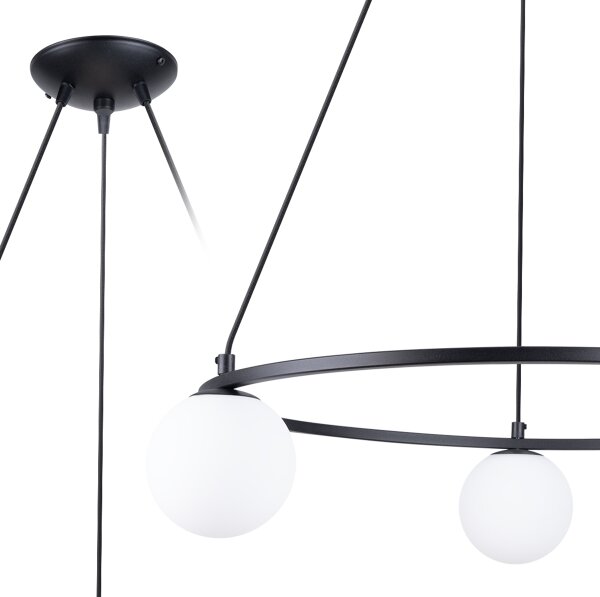 Sollux SL.1213 - Lustr na lanku YOLI 3xG9/8W/230V černá