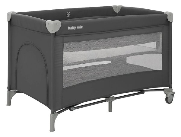 Dětská cestovní postýlka se závěsným lůžkem Lift Baby Mix šedá