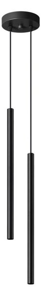 Sollux SL.1304 - Lustr na lanku PASTELO 2xG9/8W/230V černá