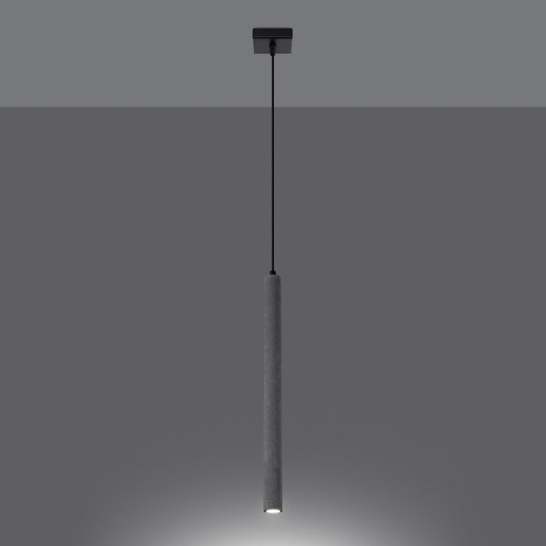 Sollux SL.1271 - Lustr na lanku PASTELO 1xG9/8W/230V beton