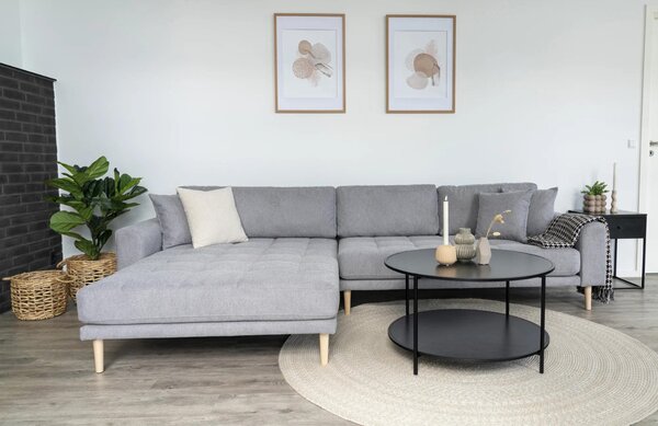 -25 % Dny MOMENTI– Nordic Living Rohová pohovka Limo 290 cm, levá