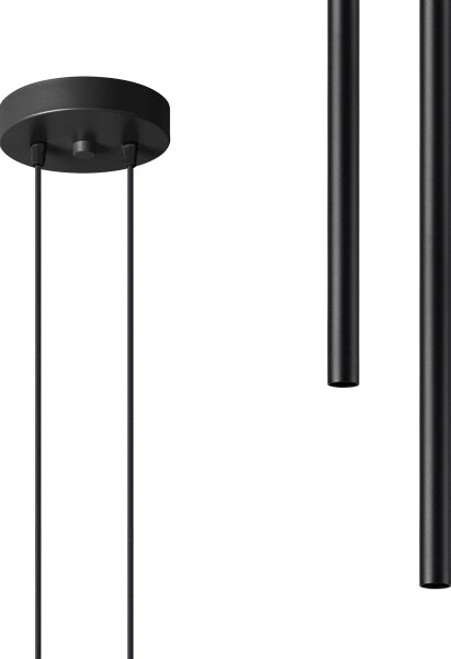 Sollux SL.1304 - Lustr na lanku PASTELO 2xG9/8W/230V černá