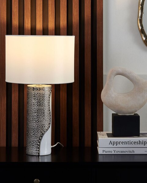 Stolní lampa AIKEN Porcelán Bílá