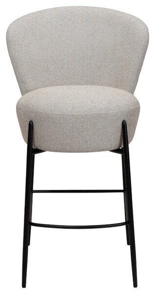 ​​​​​Dan-Form Světle šedá bouclé barová židle DAN-FORM Orbit 68 cm