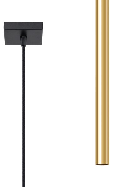 Sollux SL.1195 - Lustr na lanku PASTELO 1xG9/8W/230V zlatá