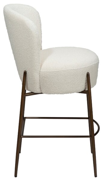 ​​​​​Dan-Form Béžová bouclé barová židle DAN-FORM Orbit 68 cm