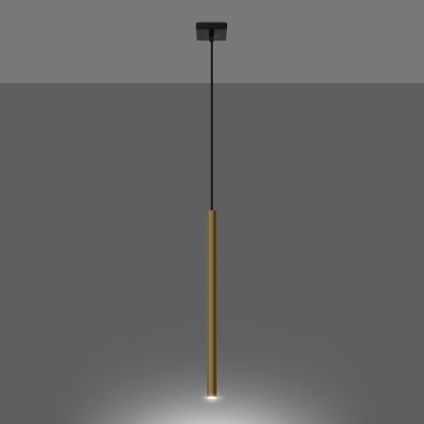 Sollux SL.1195 - Lustr na lanku PASTELO 1xG9/8W/230V zlatá