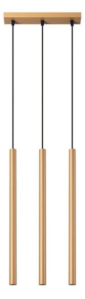 Sollux SL.1171 - Lustr na lanku PASTELO 3xG9/8W/230V zlatá