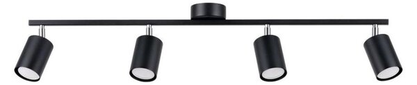 Sollux SL.1168 - Bodové svítidlo LEMMI 4xGU10/10W/230V černá
