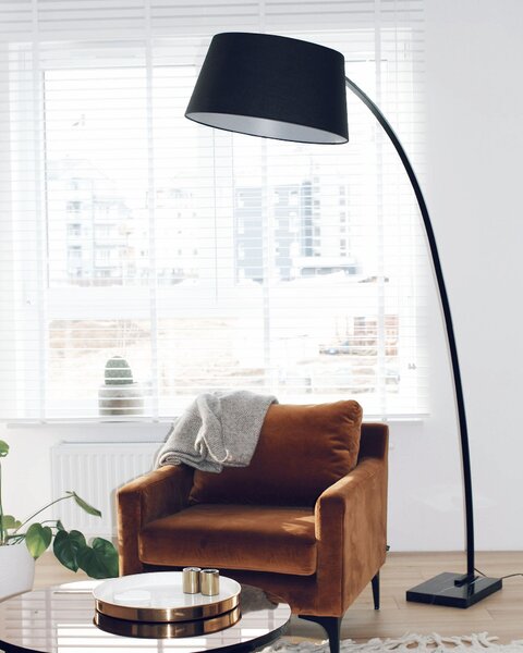 Stojací lampa BENUE Kov Černá