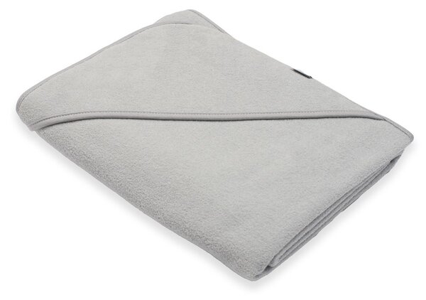 Dětská froté osuška s kapucí New Baby BASIC 100x100 šedá