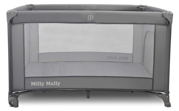 Dětská cestovní postýlka Milly Mally Mirage v přenosné tašce grey