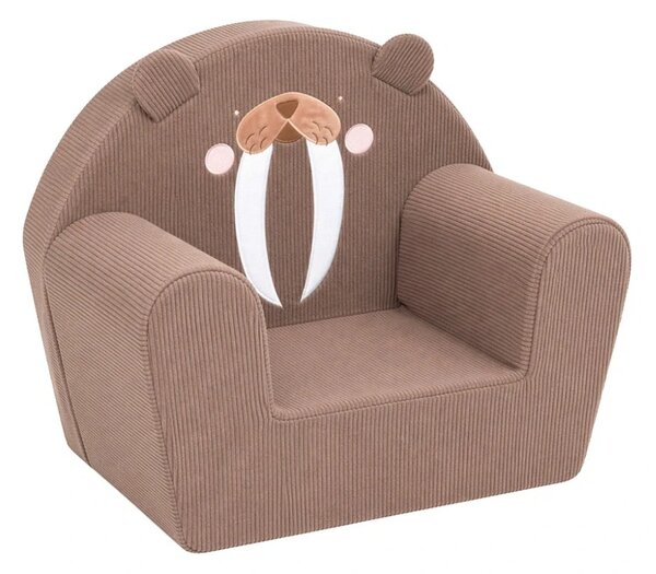 Dětské křeslo Manšestrové New Baby Mrož