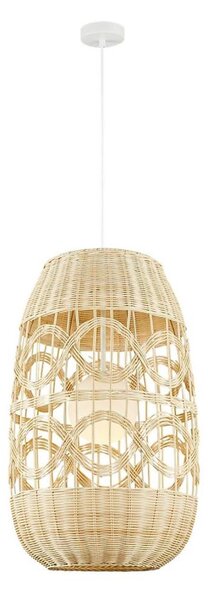 Lustr na lanku ARONA 1xG9/9W/230V pr. 40 cm ratan