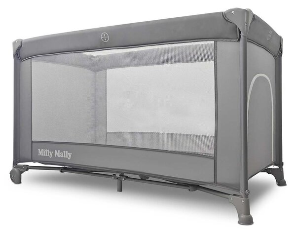 Dětská cestovní postýlka Milly Mally Mirage v přenosné tašce grey