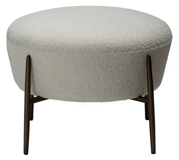 ​​​​​Dan-Form Světle šedá bouclé podnožka DAN-FORM Orbit 55 cm