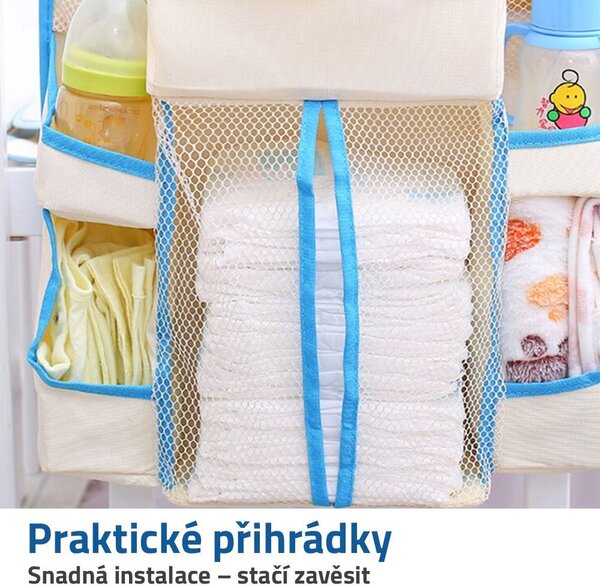 Organizér na dětskou postýlku