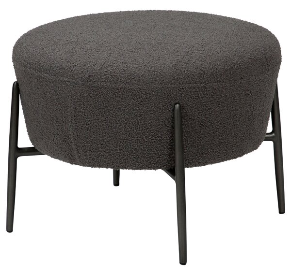 ​​​​​Dan-Form Tmavě šedá bouclé podnožka DAN-FORM Orbit 55 cm