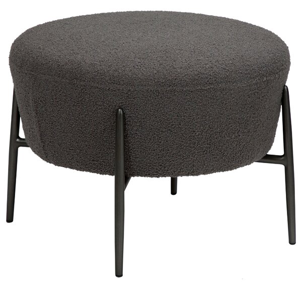 ​​​​​Dan-Form Tmavě šedá bouclé podnožka DAN-FORM Orbit 55 cm
