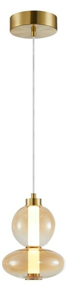 LED Lustr na lanku DAPHNE LED/12W/230V zlatá