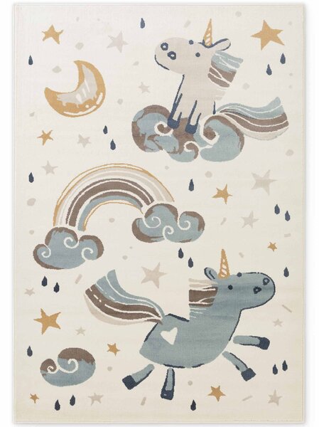 Hanse Home, Dětský koberec Adventures 106413 Cream Multicolor, 120x170, vícebarevná, dětský pokoj