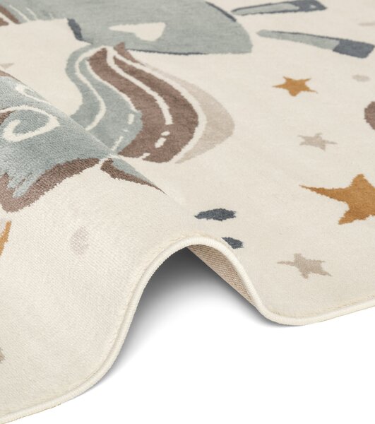 Hanse Home, Dětský koberec Adventures 106413 Cream Multicolor, 120x170, vícebarevná, dětský pokoj