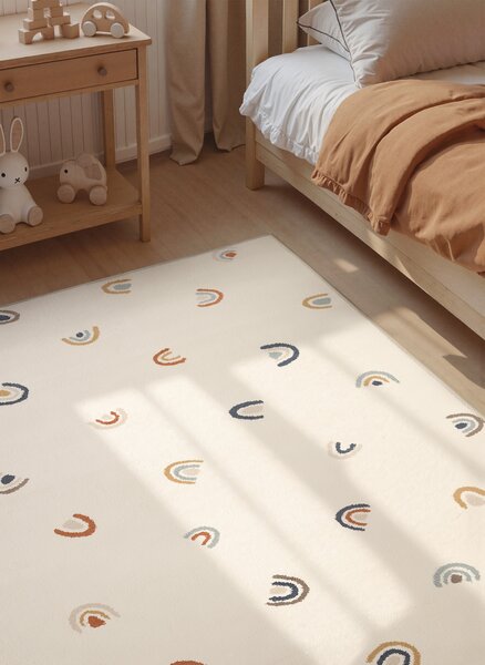 Hanse Home, Dětský koberec Adventures 106414 Cream Multicolor, 120x170, vícebarevná, dětský pokoj